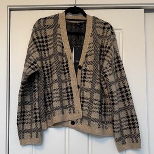 NWT Rails Plaid Button-Up Cardigan Sweater